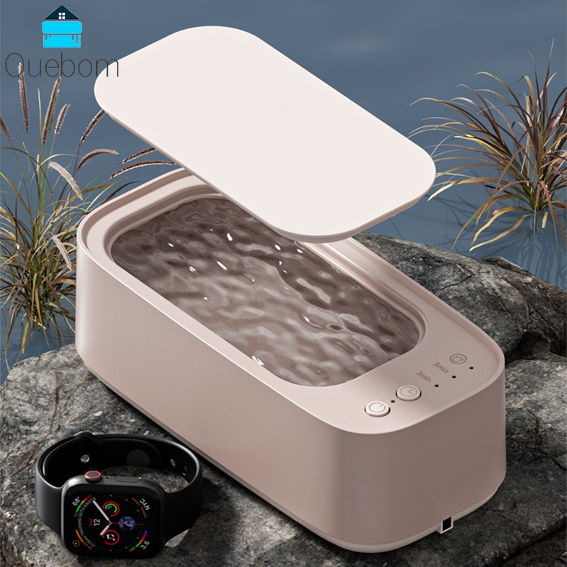 Máquina Ultrassônica 45Khz Portátil USB – Higienização Profunda para Joias, Óculos, Moedas e Acessórios QUEBOM em Oferta na Shopee