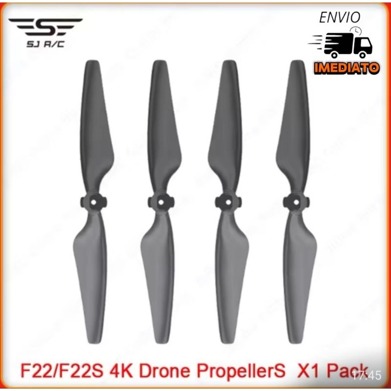 Original Hélices Drone SJRC F22S 4K/ SJRC F22 4K Substituição Hélice lâminas acessórios