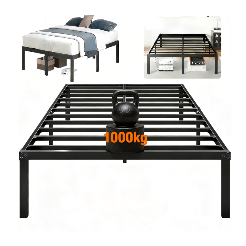 Estrado De Metal Para Cama De Casal Fácil De Instalar e Dobrável Com Suportes De Ripas De Aço Suportar o peso 1000kg O17 em Oferta na Shopee
