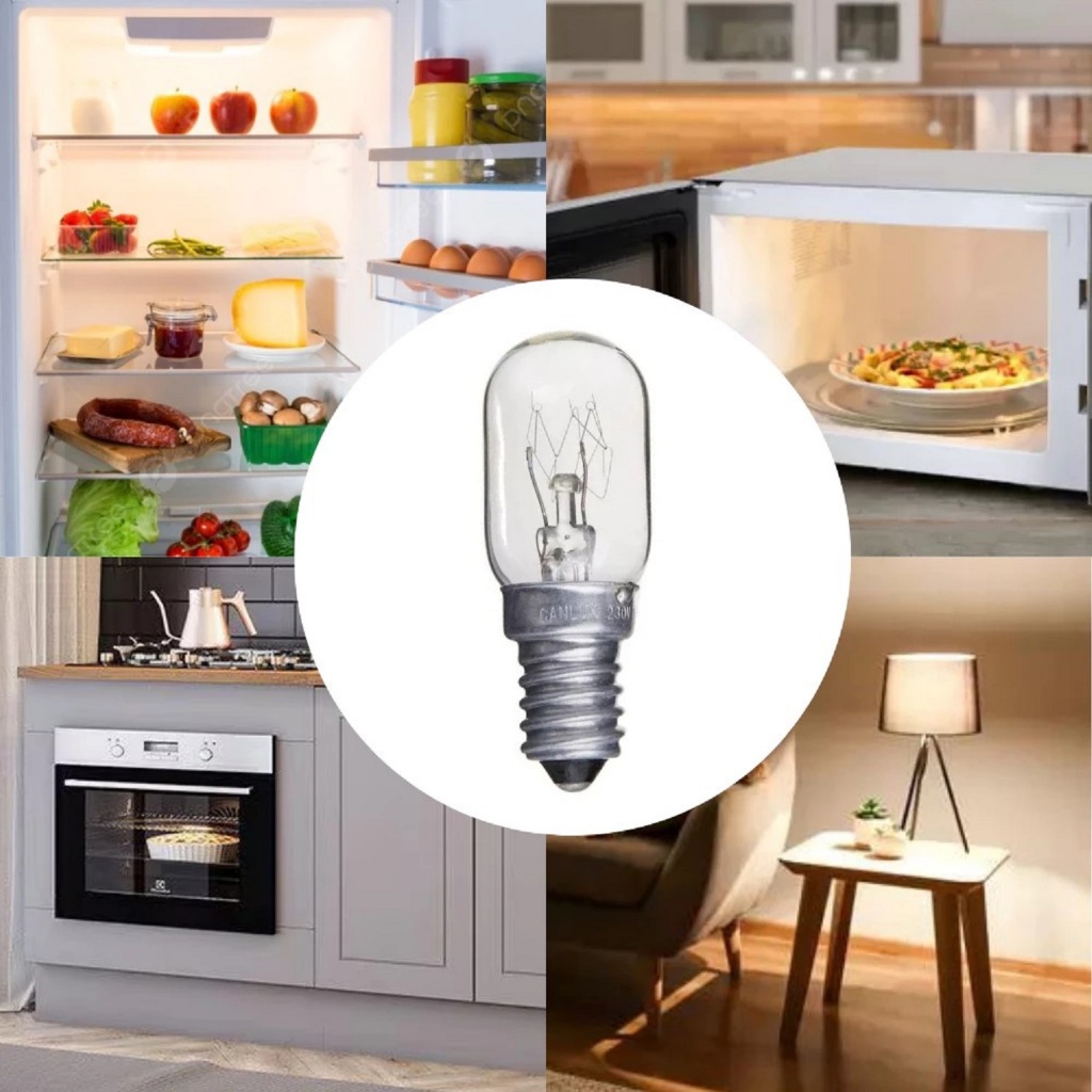 Lampada Geladeira/Microondas 15w E-14 Clara  220V em Oferta na Shopee