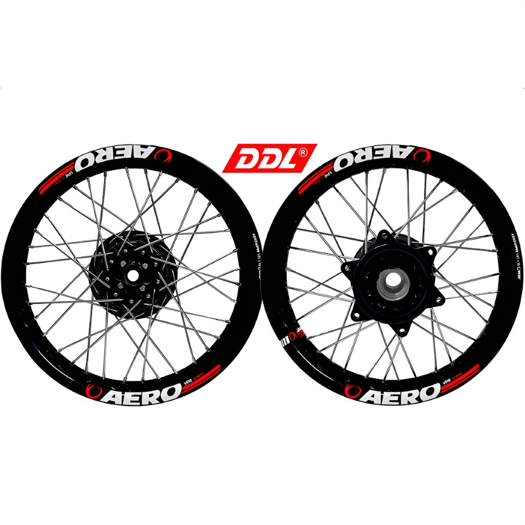 Par Roda Aro Alumínio Viper Aero Raios Inox DDL Bros 125 150 160