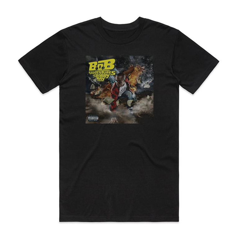 Camiseta Preta BoB Bob Presents The Adventures Of Bobby Ray