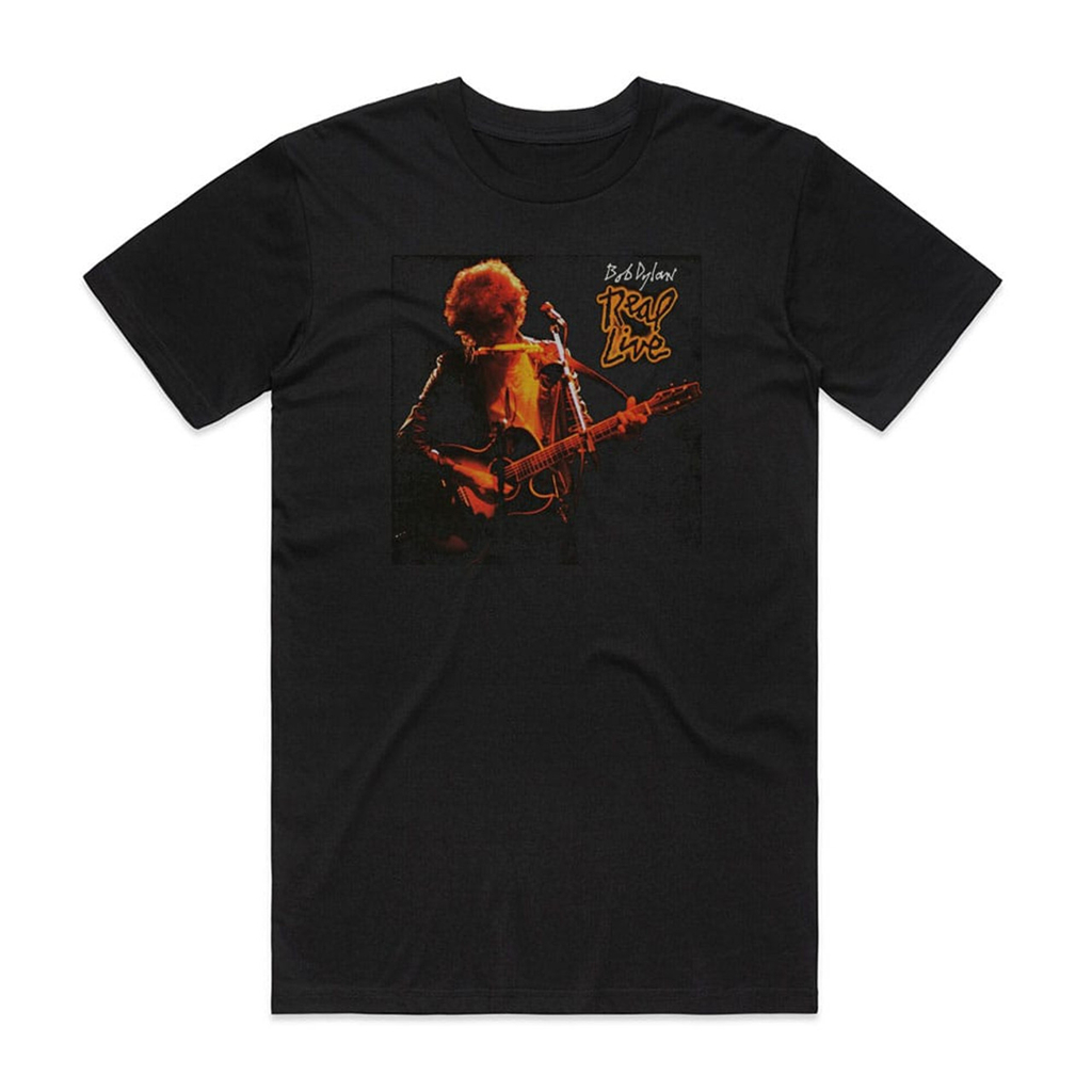 Camiseta Preta Bob Dylan Real Live