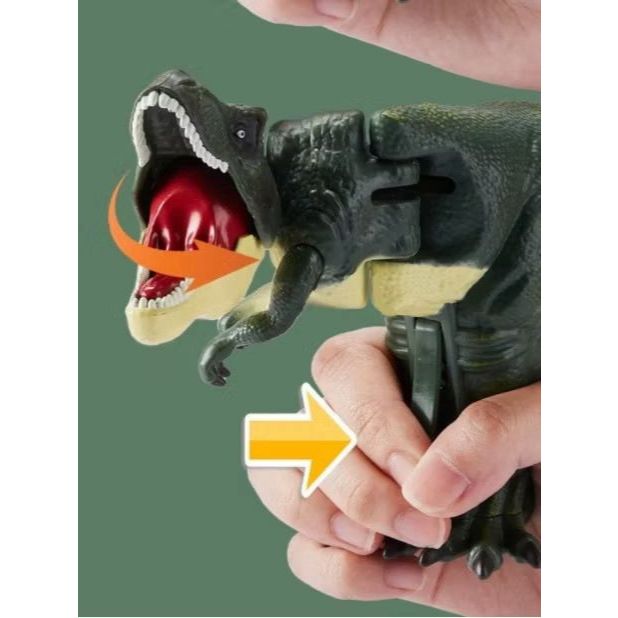 Dinossauro Tyrannosaurus Rex Simulação Com Movimentos, Articulado, Gatilho em Oferta na Shopee