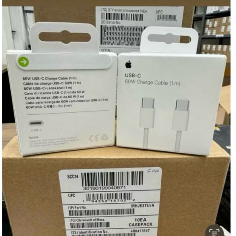 Cabo 1M apple C-C para iPhone 15 em diante até o 17Promaxx. Lacrado - ORIGINAL Apple.