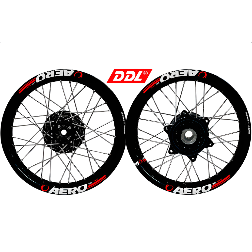 Par Roda Aro Alumínio Viper Aero Bros 125 150 160 Raios Inox DDL