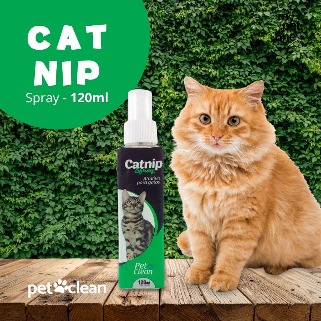 Atrativo para Gatos 120ml Cat Nip Spray - Pet Clean em Oferta na Shopee