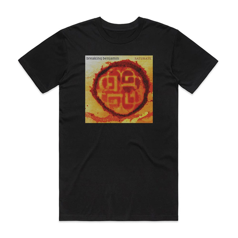 Camiseta Preta Breaking Benjamin Saturate