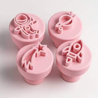 Kit Carimbos para Brigadeiro Docinho Astronauta com 4 Peças em Oferta na Shopee