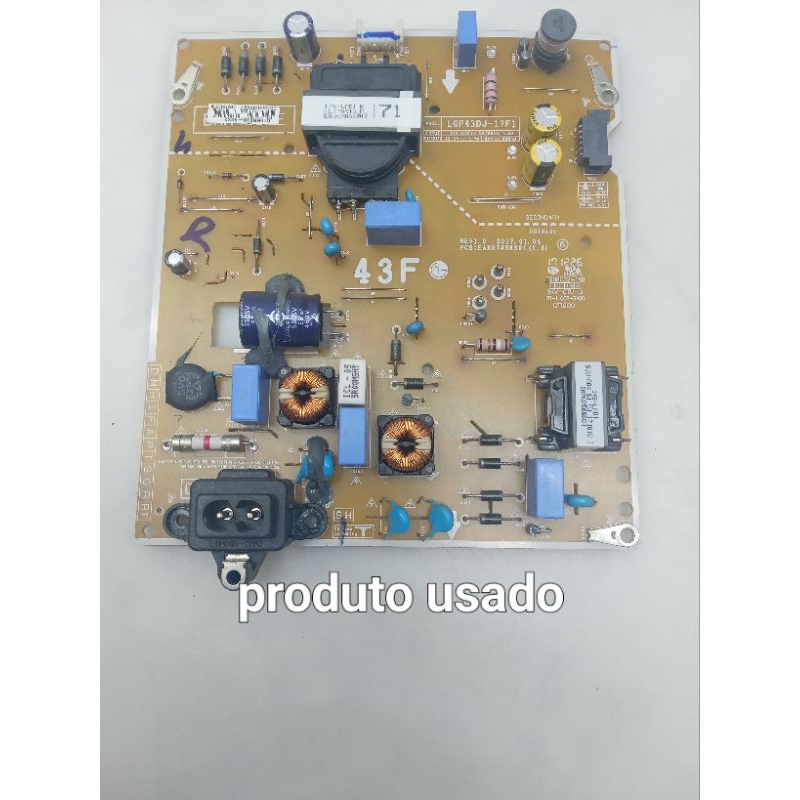 PLACA DE FONTE TV LG 43LK5750PSA......EAX67486801(1 . 0)