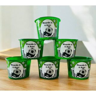 Baldinho de pipoca personalizado Futebol em Oferta na Shopee