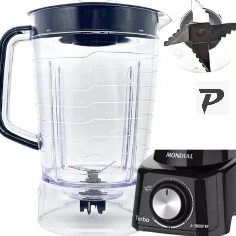 COPO PARA LIQUIDIFICADOR MONDIAL L850 L900  MATERIAL ACRILICO