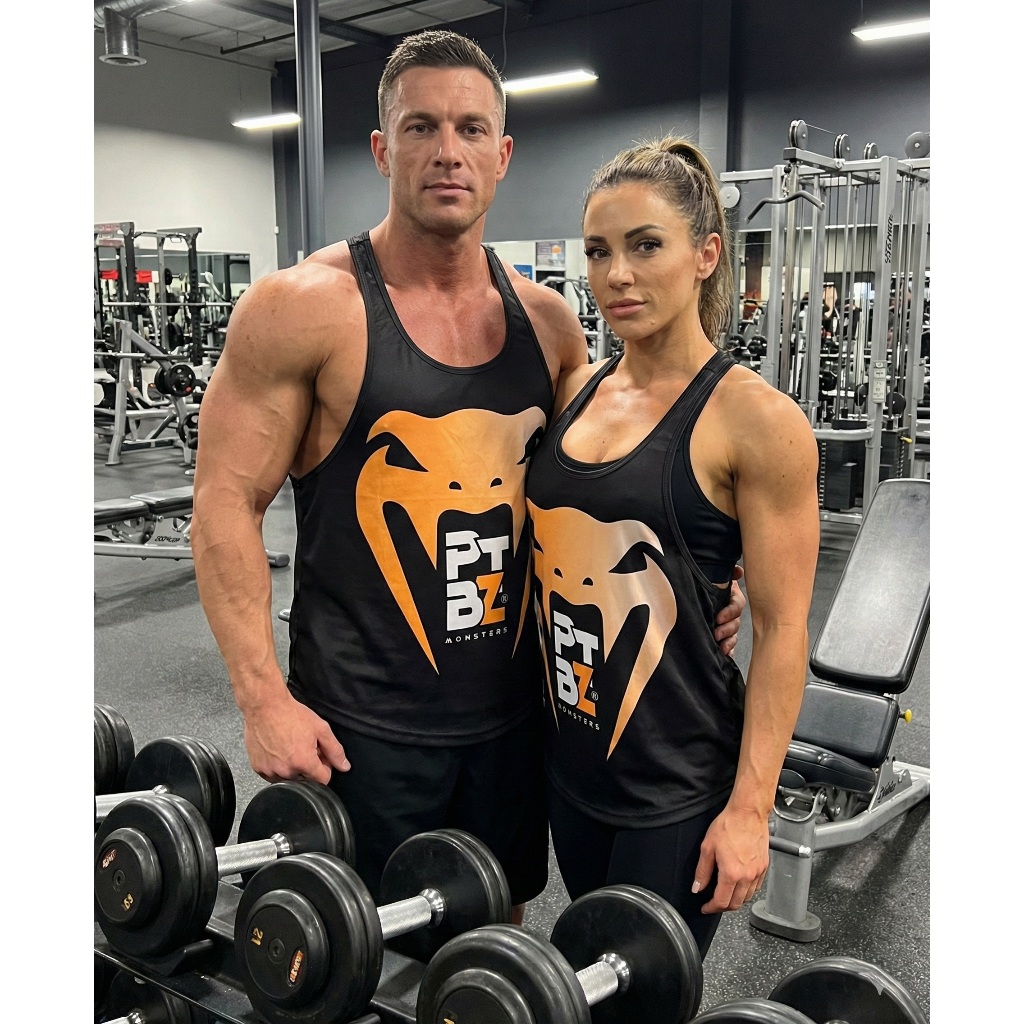 Regata Academia Fitness Cavada Nadador Venum Preta Longline