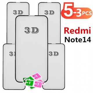 KIT 3Pcs/5Pcs Para Xiaomi Redmi Note 14 - Películas de Vidro 3D em Oferta na Shopee