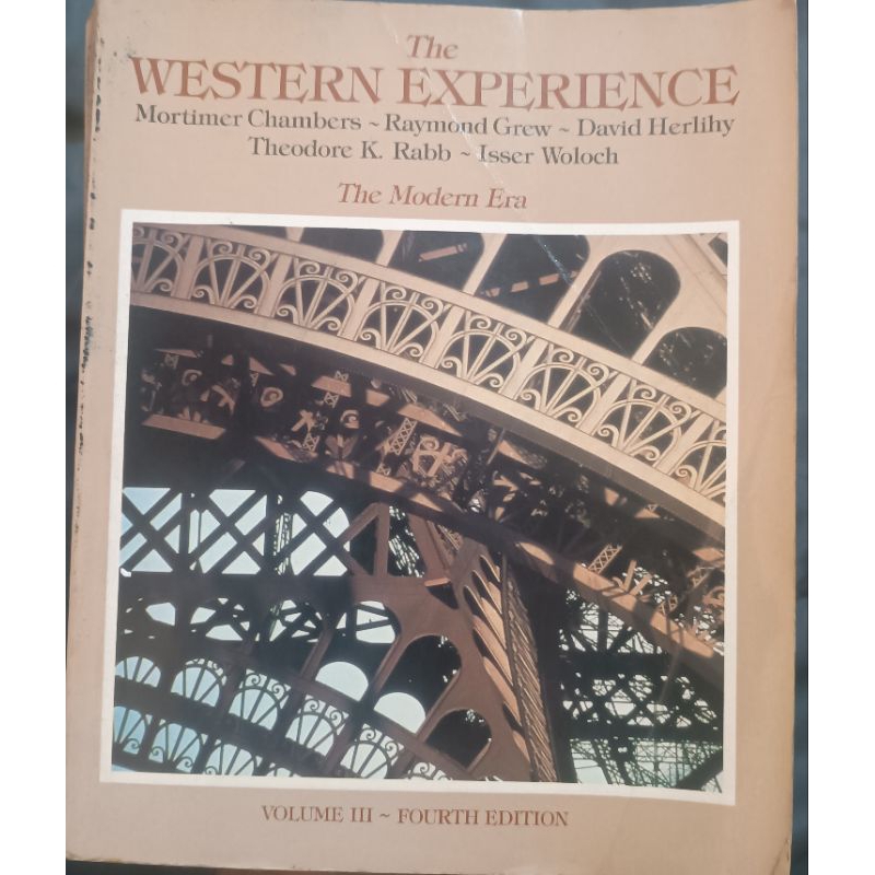 Livro The Western Experience - The Modern Era Volume III RARIDADE