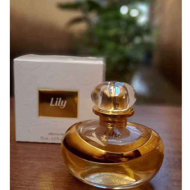 Perfume Lily O Boticário Feminino Tradicional/Gardênia– Eau de Parfum 75ml | Floral Luxuoso e Marcante