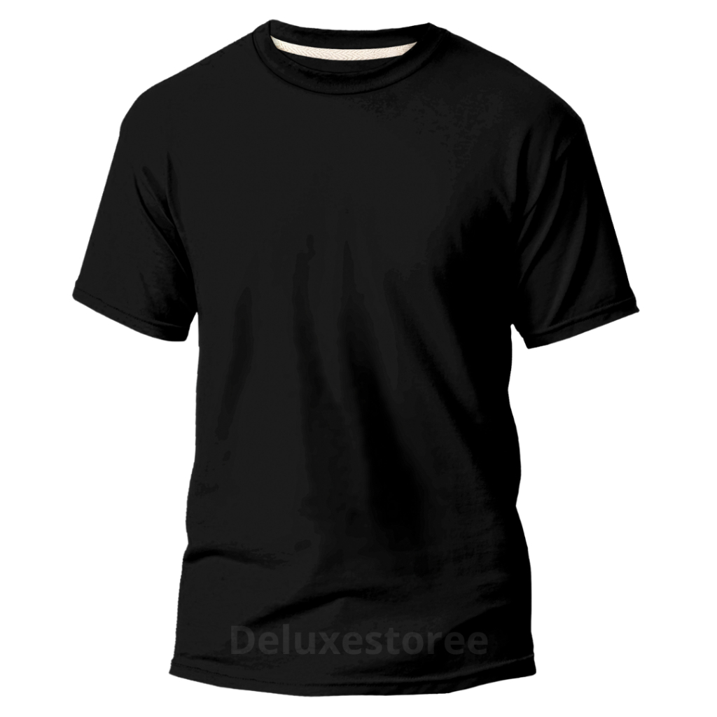 Camisa Masculina Algodão 30,1 Camiseta Básica  Lisa Leve Confortável Academia Verão Caminhada