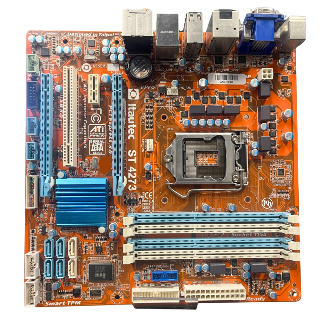 Placa Mãe Itautec ST4273 LGA 1155 – DDR3 – Chipset Q77 – 2 e 3 geração - Recondicionada