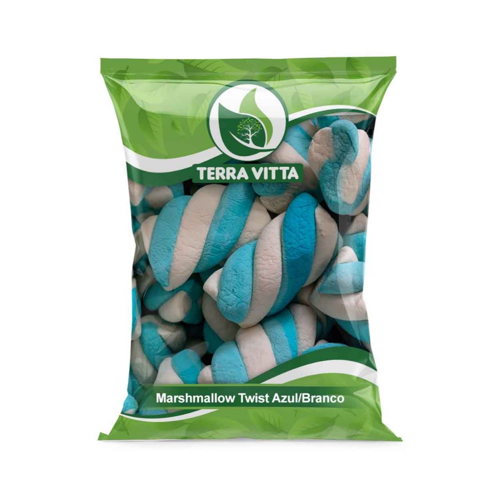 Marshmallow Twist Azul/Branco em Oferta na Shopee