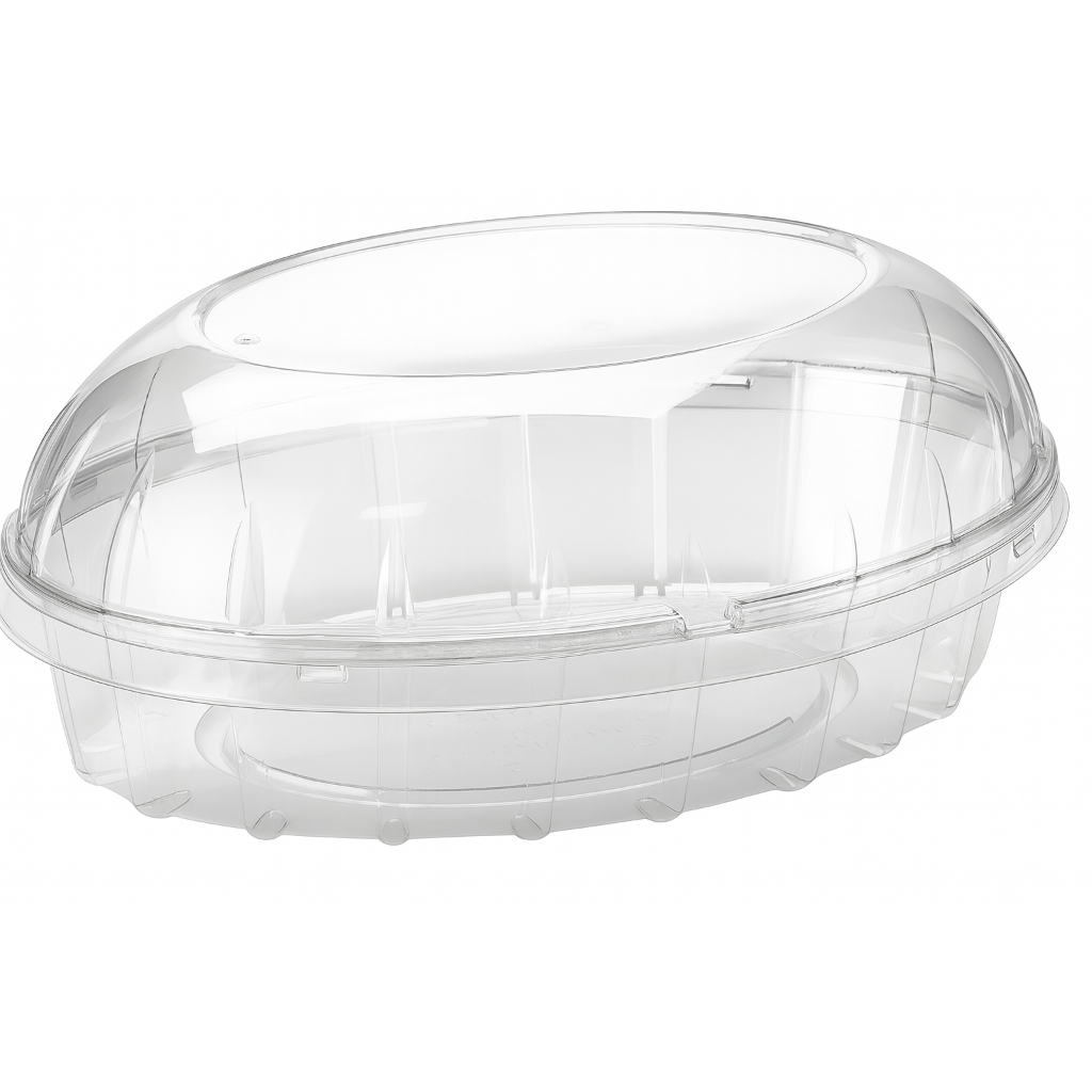 10/20/30/40/50 UN Embalagem Oval Com Tampa Colomba 1000ml  34P Sobremesas na Travessas