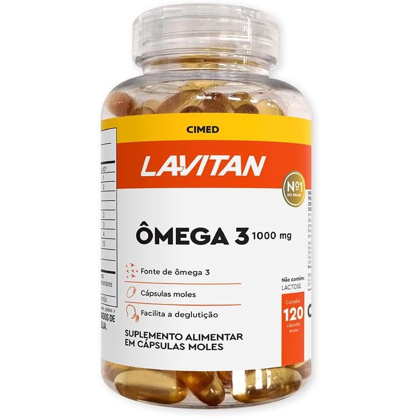 Lavitan ômega 3 1000 mg- 120 cápsulas