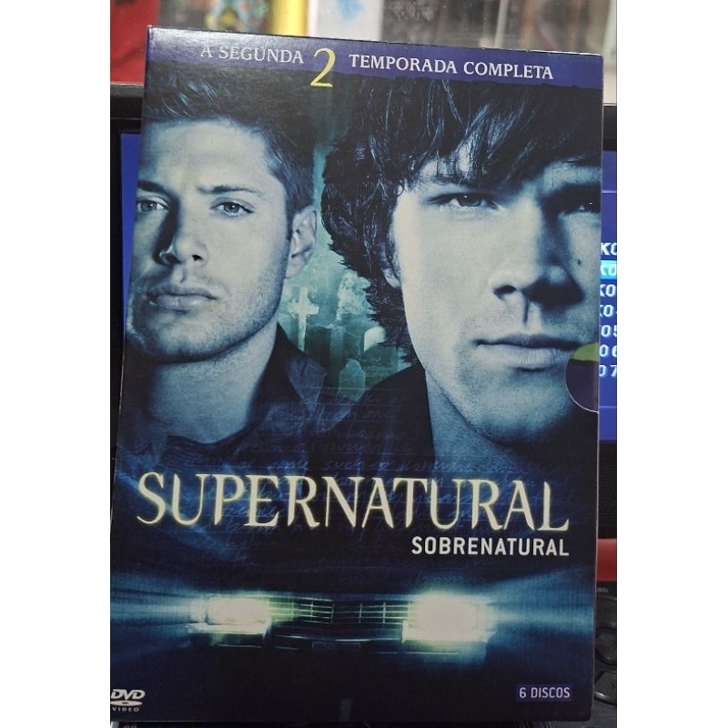 BOX DVD SERIE-SUPERNATURAL-SEGUNDA TEPORADA-CONSERVADO
