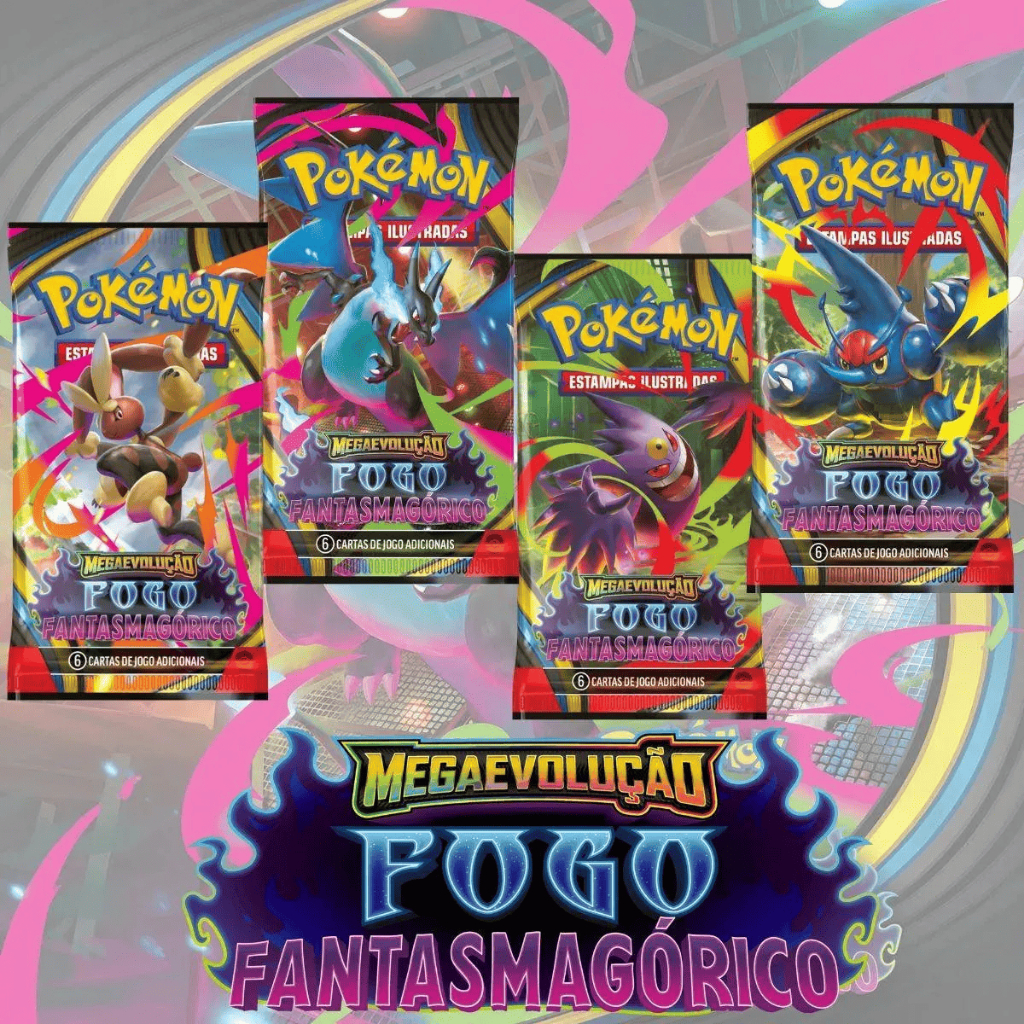 Boosters Mega Evolução Mega Evolução 02 Fogo Fantasmagórico Pokémon TCG