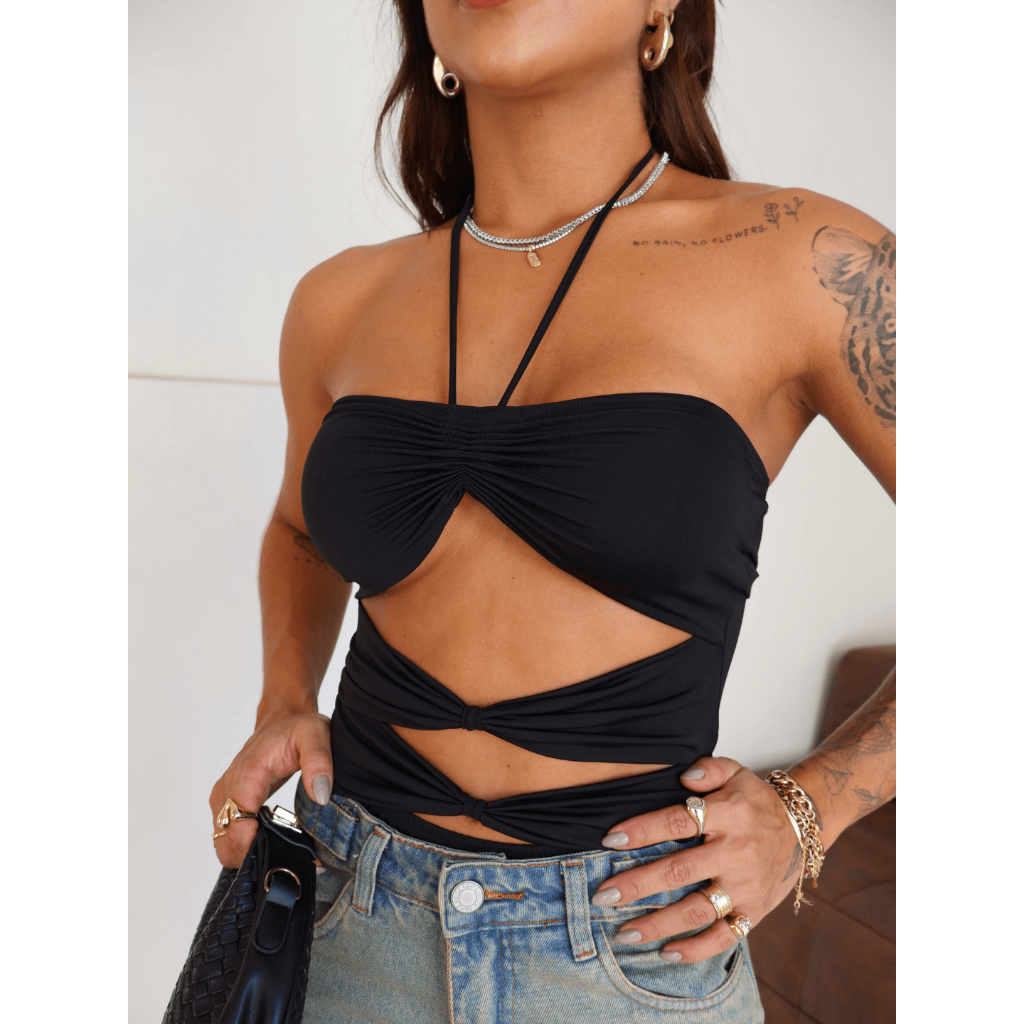 Body Preto Decotado: Onde Comprar | BuscaProdutos