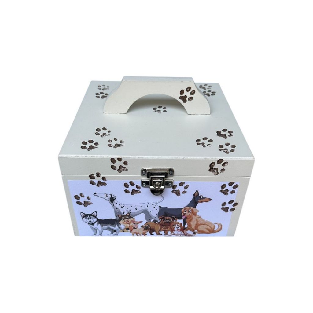 Caixa Organizadora Medicamentos Pet Farmacinha Remedios MDF Decorado