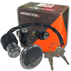 Kit Chave Ignição Intruder 125 2006 2007 2008 2009 (4 Peças) Magnetron