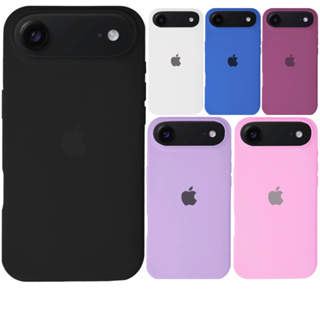 Capinha para Iphone 17 AIR Case Fechada Nas Laterais Aveludada Silicone Resistente Coloridas em Oferta na Shopee