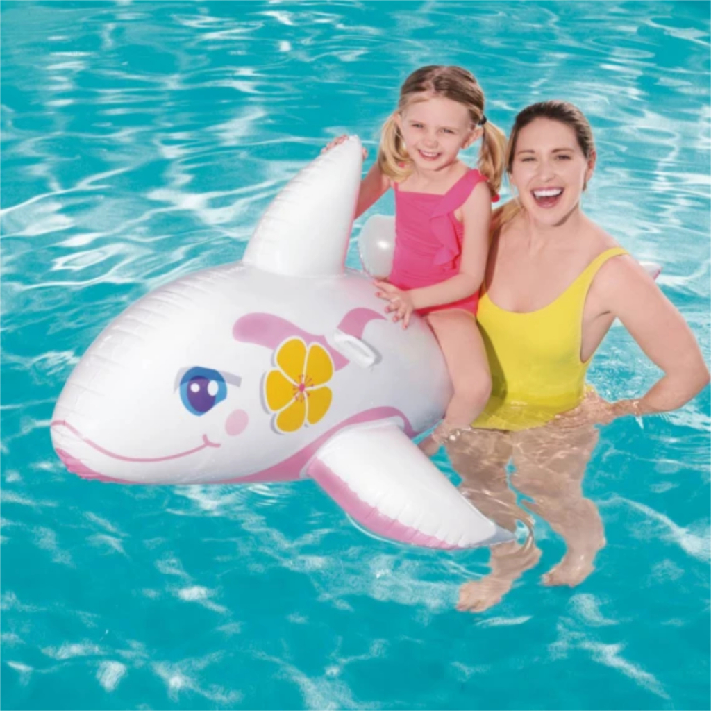 Boia Baleia Beluga Lazer Piscina Férias Verão Mar Diversão Brincadeira