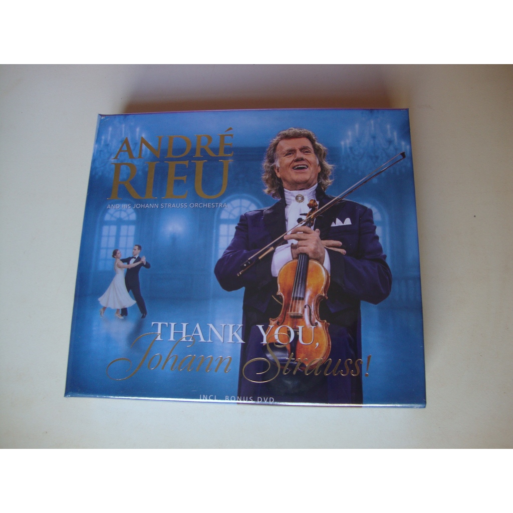 Box 3 CDs + DVD - André Rieu - Thank You, Johann Strauss!  (3 CDs + DVD) - Importado, Lacrado