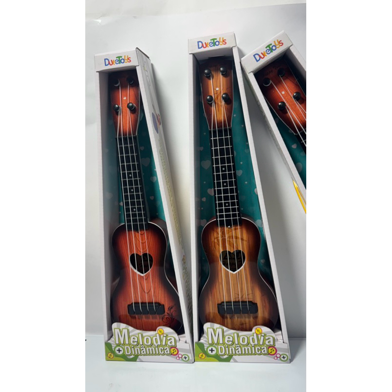 Violão Musical Infantil de Brinquedo -instrumentos musicais desenvolver sua coordenação motora 40cm
