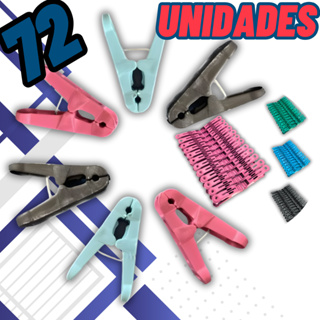 Kit de Pregadores para Varal – 72 / 24 / 12 Unidades Sortidas em Oferta na Shopee