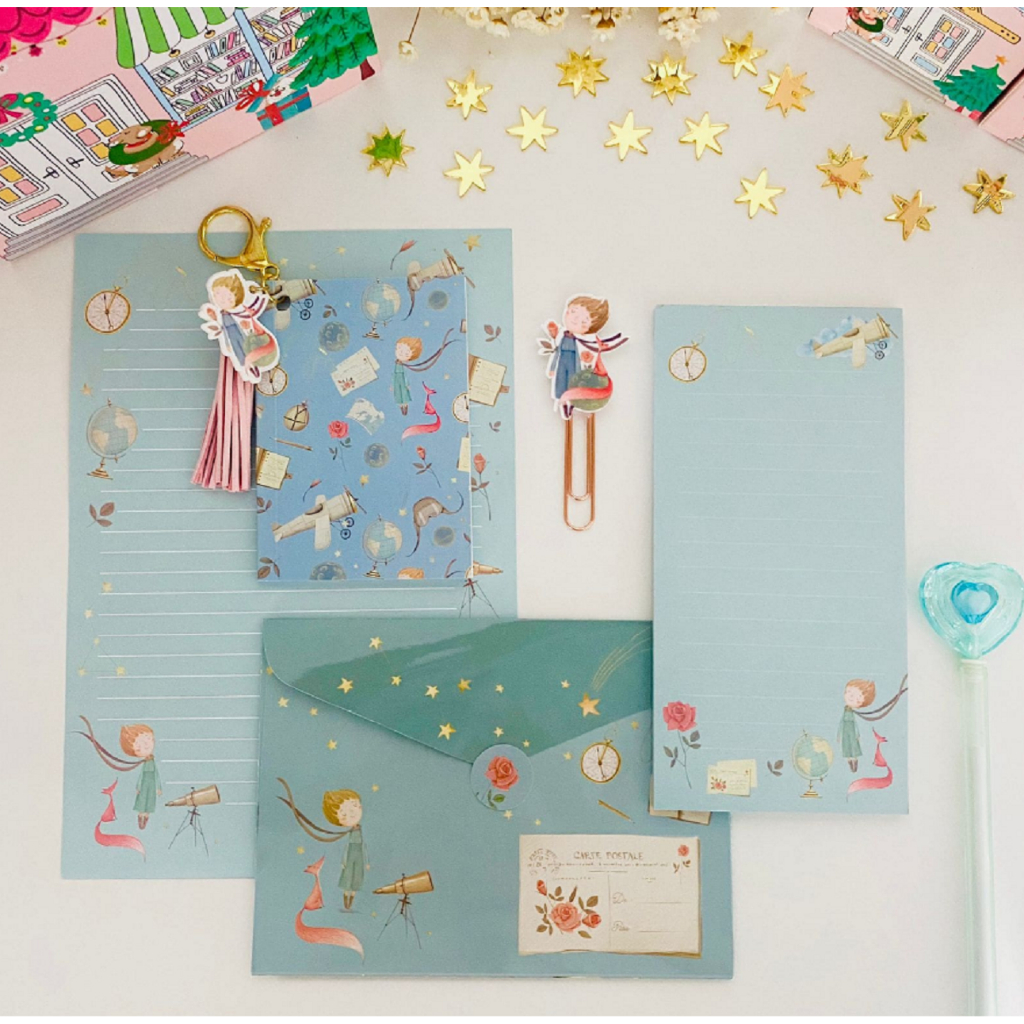 Kit Papelaria Tema Pequeno Principe - Kits de Presente Papelaria Fofa Buendia