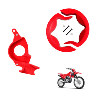 Protetor Cubo Roda Anti block Traseiro Biker Crf 300f  + Protetor Corrente Pinhão crf300 Trilha