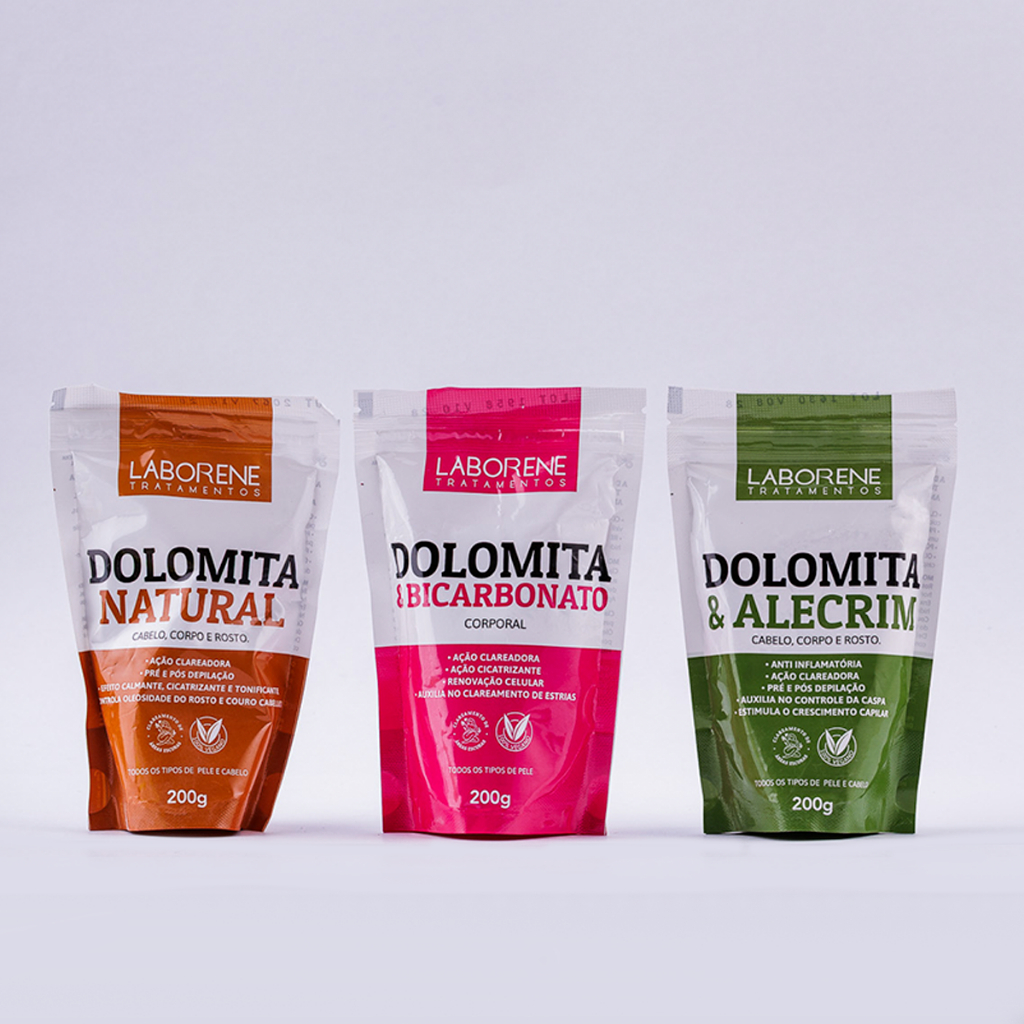 Dolomita Em Pó 200g Clareador de Manchas/Cabelo, Corpo e Rosto - Laborene
