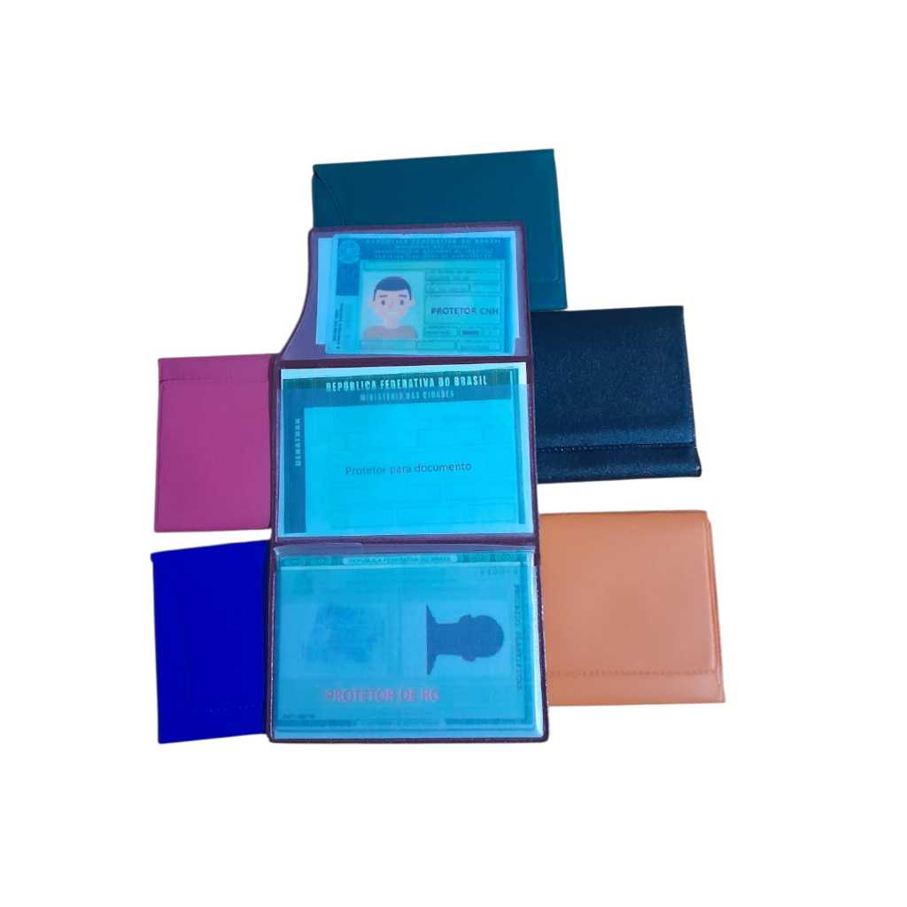 Carteira Tripla Porta Documentos Veicular | Porta CNH, CRLV e Cartões em Oferta na Shopee