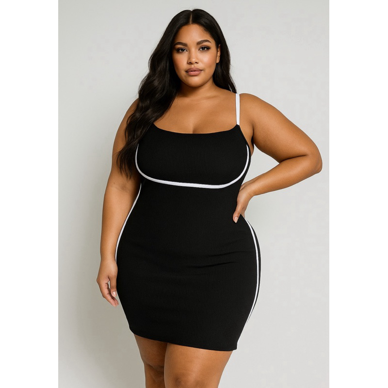 Vestido biocolor Plus Size Feminino Moda Verão