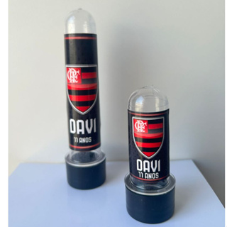 Tubetes Acrílico 8 cm ou 13cm + Adesivo Flamengo - Decoração Festa Aniversário Lembrancinha em Oferta na Shopee