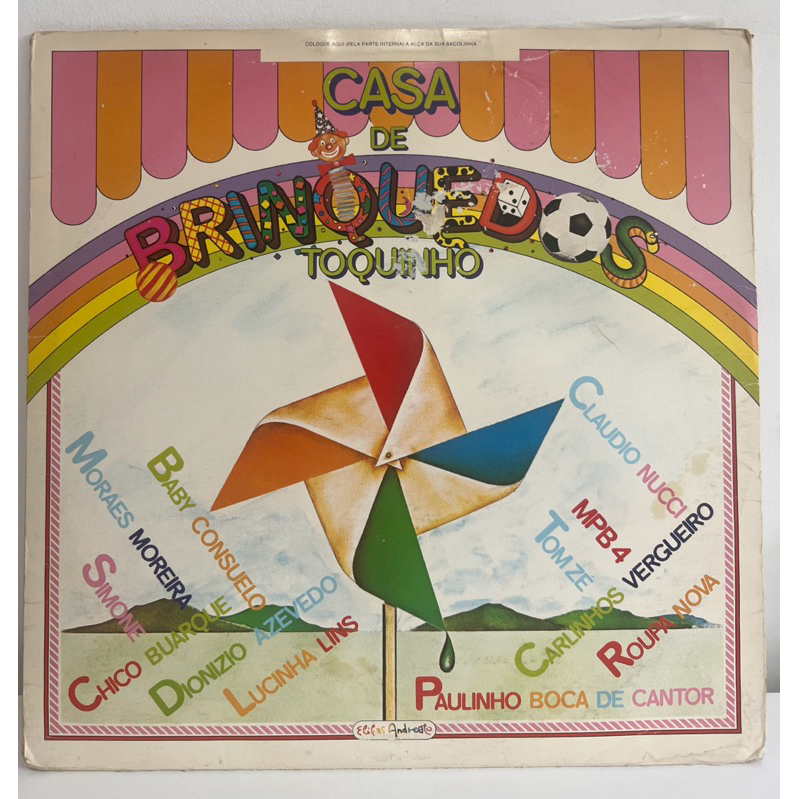 LP VINIL TOQUINHO CASA DE BRINQUEDOS COMPLETO 1983.