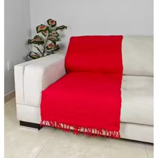 Manta decorativa sofá e cama 2,00x1,20 algodão – aconchego e proteção em Oferta na Shopee