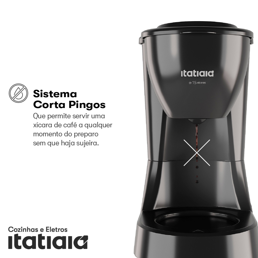 Cafeteira Eletrica Para 15 & 30 Xicaras Itatiaia Otima Performance 127V