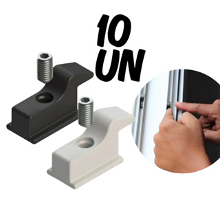 kit com 10 Contra Fecho nylon con-370 suprema para fecho concha suprema janela porta em Oferta na Shopee