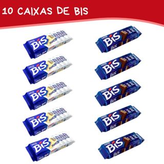 Kit Bis Duo – 5 Bis Branco + 5 Bis Preto (100g cada) em Oferta na Shopee