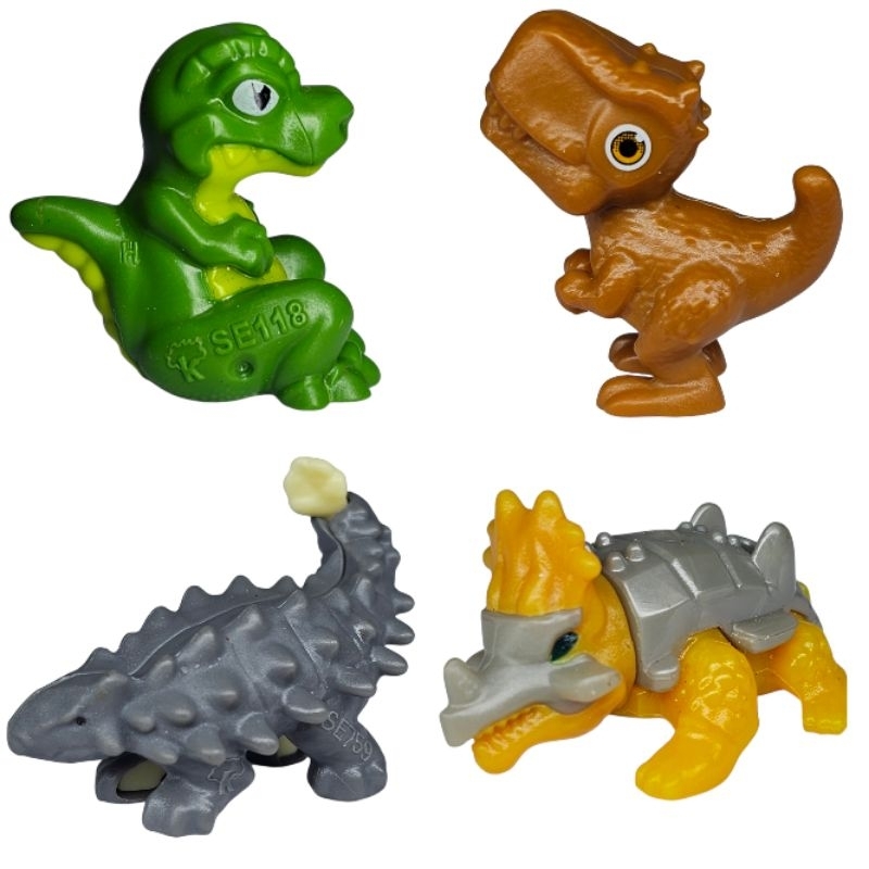 Dinossauros miniaturas Coleção Kinder Ovo