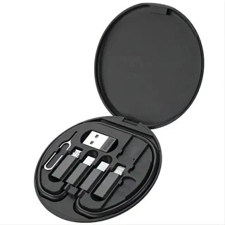 Conjunto de adaptador de cabo de carregamento múltiplo 6 em 1 USB C para USB Kit de celular suporte em Oferta na Shopee