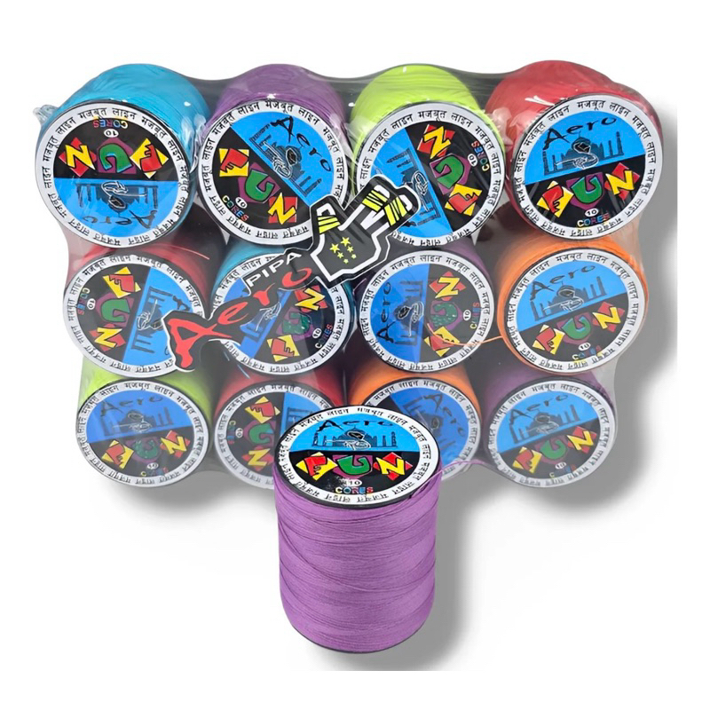 Pacote C/ 12Und Linha Aero Fun 500Jds Linha 10 em Oferta na Shopee