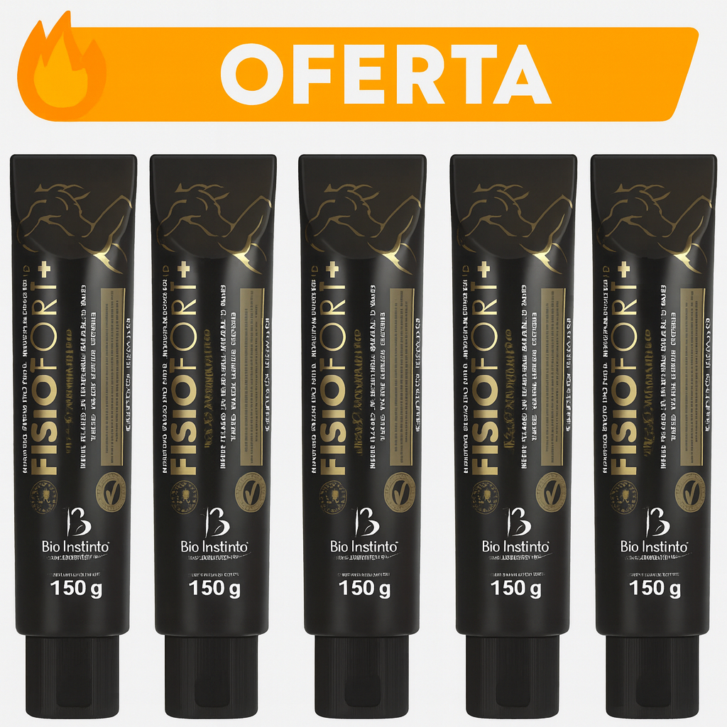 🔥 KIT  FISIOFORT+ Premium 150g – Alívio Imediato, Mais Economia e Muito Mais Resultado!